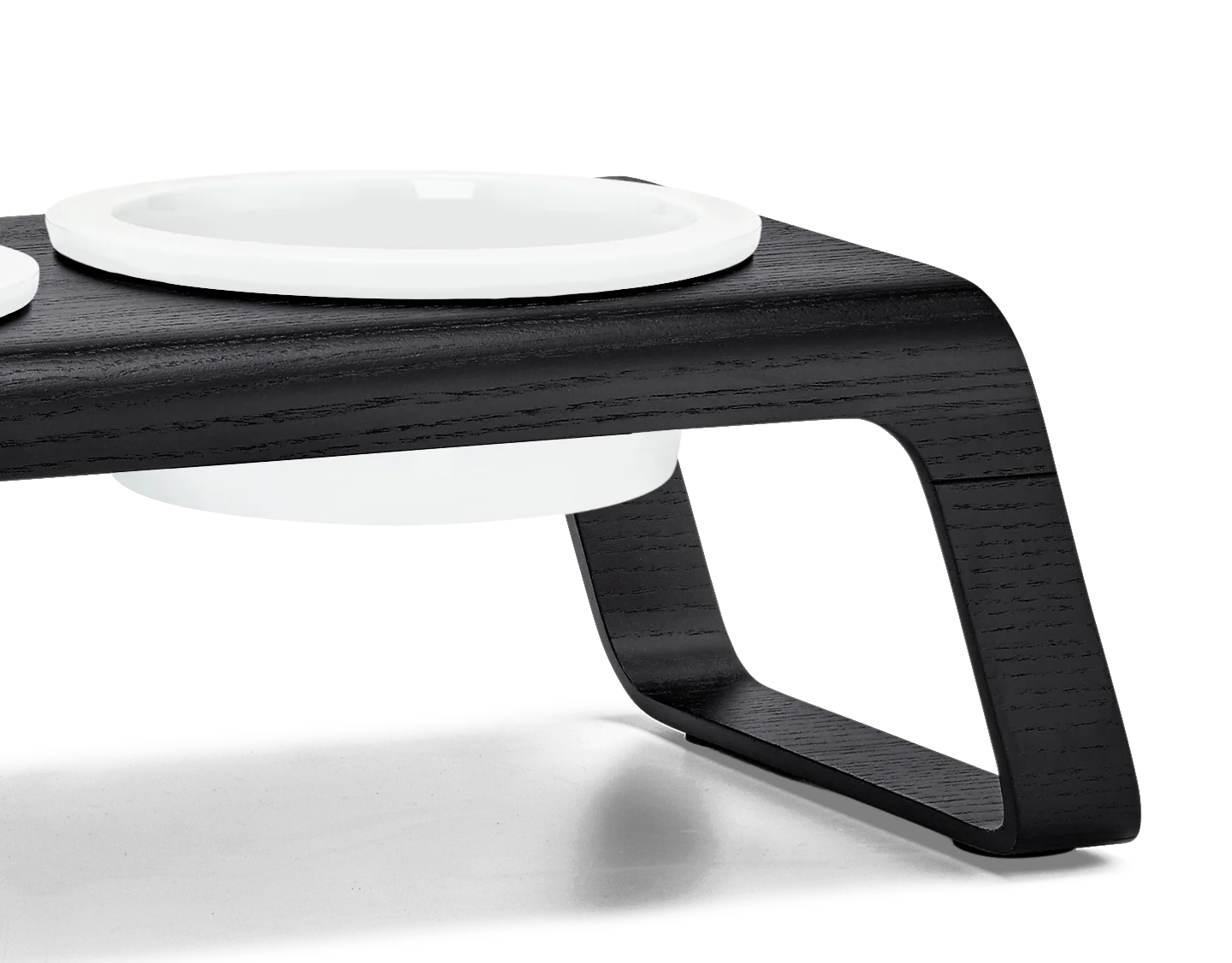 Desco - Dog Feeder with Porcelain Bowls